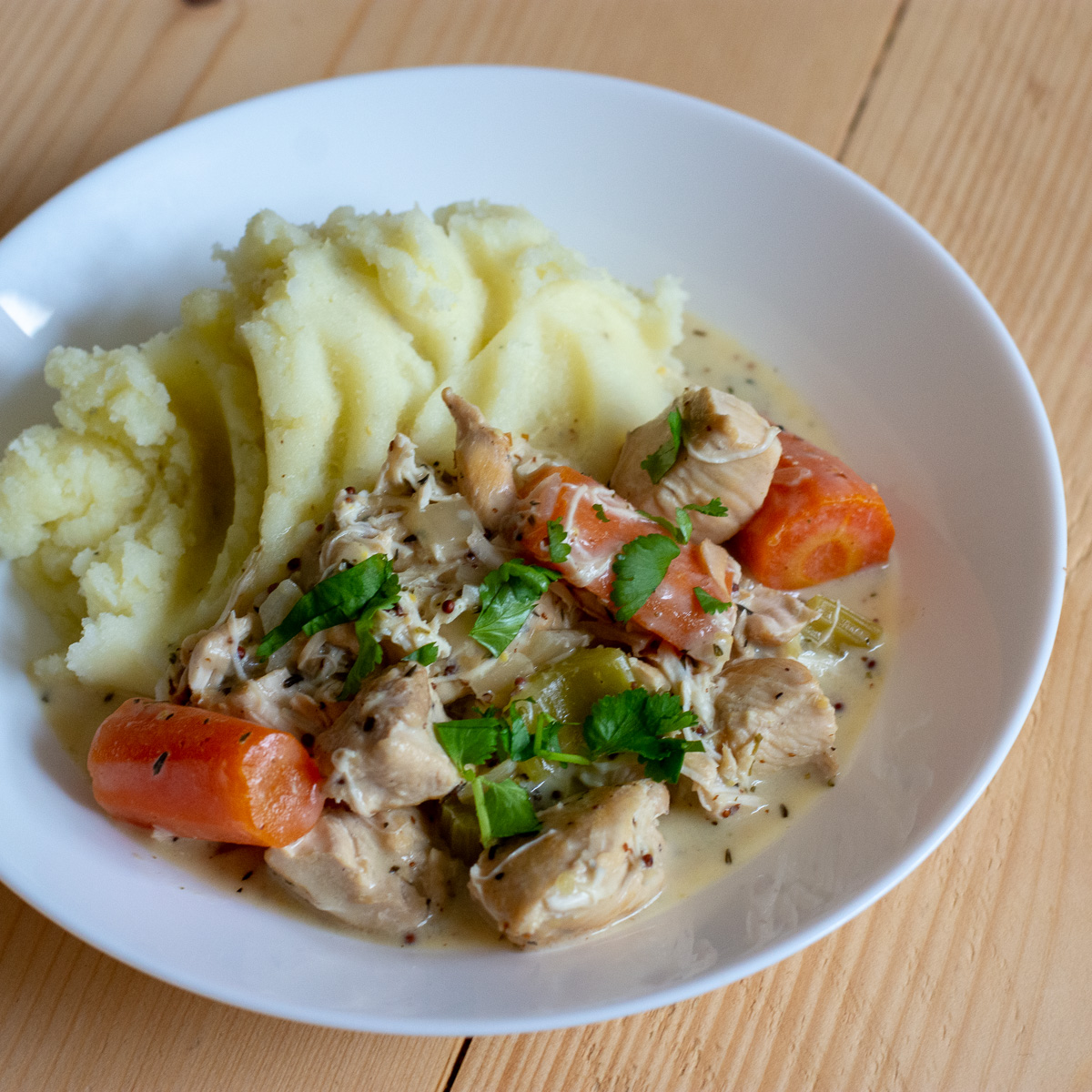 Chasing Simplicity Slow Cooker Chicken Vegetable Stew 1942 